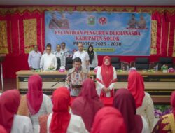 BUPATI SOLOK LANTIK DEKRANASDA KABUPATEN SOLOK PERIODE 2025-2030