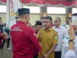Bupati Solok Hadiri Pelantikan Pengurus KONI
