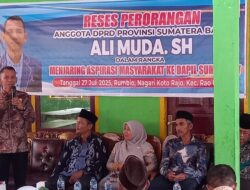 Reses Ali Muda, SH Koto Rajo Disambut Antusias, Guru SD Ungkap Harapan Pagar Sekolah