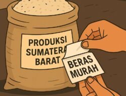 Beras Oplosan Berkualitas Rendah Dijual dengan Merek Sumbar