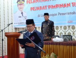 Wako Zulmaeta Lantik Empat Belas Pejabat JPTP