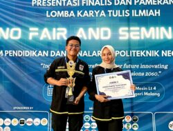 Mahasiswa Politeknik Negeri Padang Raih Juara 3 Lomba Karya Tulis Ilmiah Nasional