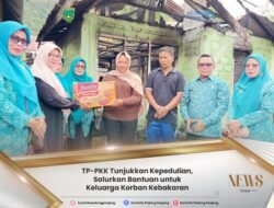 TP-PKK Tunjukkan Kepedulian, Salurkan Bantuan Keluarga Korban Kebakaran