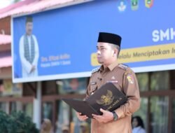 Wako Solok Jadi Pembina Upacara SMKN 1 Kota Solok