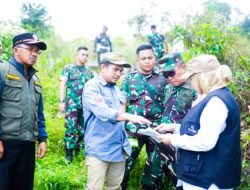 Danrem 032 Wirabraja dan Wakil Bupati Solok Tinjau Lokasi Pembangunan Makorem Baru