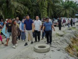 Jalan Amblas di Kwala Musam Terancam Putus, Pemprov Sumut Siapkan Perbaikan Tahun 2026