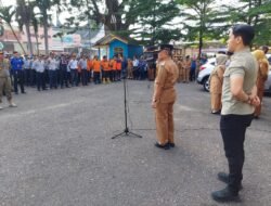 Wakil Wali Kota Solok Suryadi Nurdal Pimpin Apel di Satpol PP