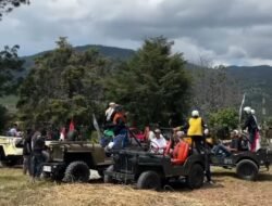 Pelepasan Touring Jeep, Offroad Mobil Tua Berlangsung Meriah