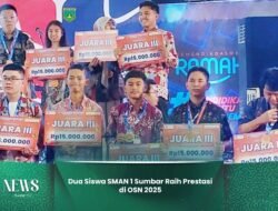 Dua Siswa SMAN 1 Sumbar Harumkan Nama Daerah di OSN 2025