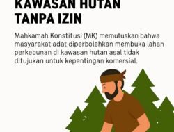 MK Putuskan Masyarakat Adat Boleh Berkebun di Kawasan Hutan Tanpa Izin