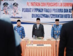 Wali Kota Solok Lantik 18 Pejabat Pimpinan Tinggi Pratama dan Administrator
