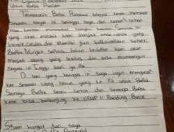 Sepucuk Surat Harapan Dari Sekolah Rakyat Untuk Presiden Prabowo
