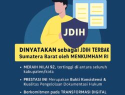 Padang Pimpin Sumbar! JDIH Kota Padang Raih Nilai Tertinggi Nasional 2024