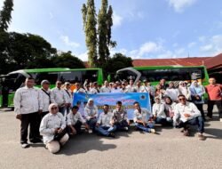 Wakil Bupati Solok H.Candra Lepas Keberangkatan Rombongan Wartawan Orientasi Lapangan