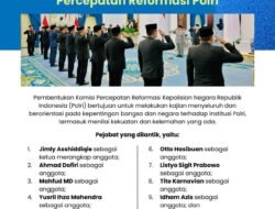 Presiden Prabowo Lantik Komisi Reformasi Polri, Jimly Asshiddiqie Jadi Ketua