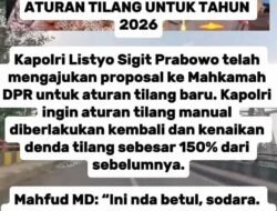 Usulan Tilang Manual & Kenaikan Denda 150% Tuai Respons Kritis