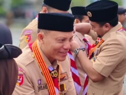 Sabar AS Terima Lencana Melati, Kwarcab Pasaman Mantapkan Langkah Menuju Generasi Emas 2045