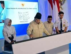 Presiden Prabowo Luncurkan Program Digitalisasi Pembelajaran di 38 Provinsi