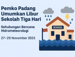 Pemko Padang Umumkan Libur Sekolah Tiga Hari Akibat Bencana Hidrometeorologi