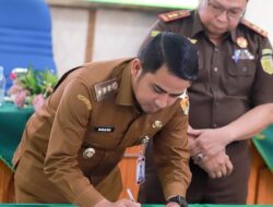 Wako Solok Ramadhani Kirana Putra Tandatangani MOU Kesepahaman Kerja Bersama Kejaksaan
