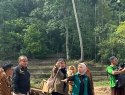 Ketua TP-PKK Kabupaten Solok Dampingi Ketua TP-PKK Kota Sawahlunto Serahkan Bantuan Korban Banjir