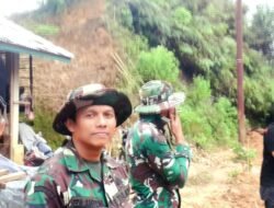 Jalan Terputus Akibat Longsor Mulai Tersambung