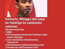 Wapres Gibran Keceplosan Soal Pemeriksaan Kehamilan di SD Salatiga