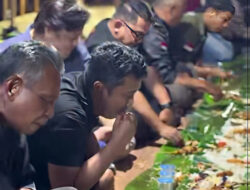 Wagub Sumbar Vasko Ruseimy Makan Bajamba di Huntara