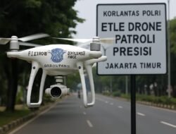 Korlantas Polri Operasikan ETLE Drone Patroli Presisi di Jakarta Timur