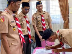 Perkuat Gerakan Pramuka, Kwartir Ranting 031603 Pariaman Selatan Gelar Raker & Lantik DKR