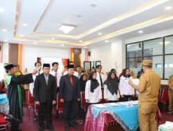 Wawako Pariaman Lantik Pejabat Eselon II, Fungsional & Pengawas