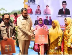 Fadly Amran Resmikan Hunsela Untuk Korban Banjir Bandang di Kampung Talang
