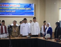 Wawako Solok Buka Acara Konsultasi Publik Ranwal RKPDTahun 2027