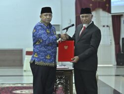 Gubernur Mahyeldi Lantik Andree Harmadi Algamar,