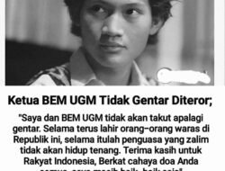 Ketua BEM UGM Teguh Hadapi Teror Usai Kritik Tragedi Anak di NTT