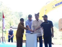 Ground Breaking Dilaksanakan, Sabo Dam Resmi Mulai Dibangun