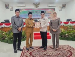 Bupati Hadiri Rapat Paripurna Penyampaian Pandangan Umum Fraksi