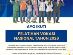 Pemerintah Luncurkan Program Vokasi Nasional 2026 Untuk SDM Unggul 2045