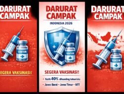 Indonesia Darurat Campak, 8.224 Kasus Suspek Awal Maret
