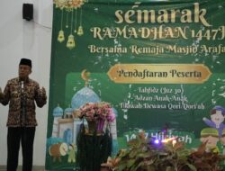 Lantunan Ayat Suci Al Quran Menggema di Masjid Arafah Sungai Pinago
