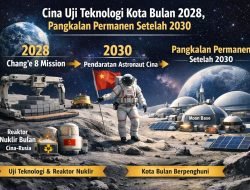Cina Uji Teknologi Kota Bulan 2028, Pangkalan Permanen Ditargetkan Setelah 2030