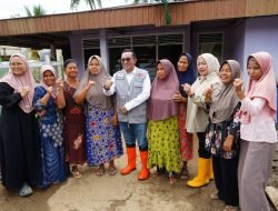 Bupati Tinjau Sabo Dam Gunung Sago