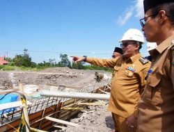 Pastikan Pengerjaan Lancar, Bupati Turun Kelapangan