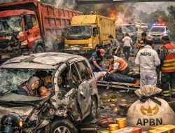 Tragedi Padang Besi: Satu Keluarga Tewas Dalam Kecelakaan Beruntun Lima Kendaraan