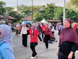 Rutinitas Senam Pagi di Stadion Tuanku Tabiang Dipadati SKPD dan Masyarakat