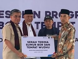 Warga Balai Gadang Nikmati Air Bersih, Masjid Raya Koto Tangah Kini Miliki Sumur Bor Baru