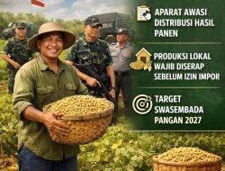 TNI–Polri Dilibatkan Awasi Swasembada Pangan, Mentan: Cegah Kejahatan Dari Hulu