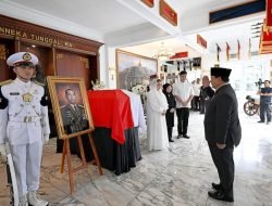 Presiden Prabowo Subianto Hadiri Upacara Persemayaman Jenderal (Purn) Ryamizard Ryacudu