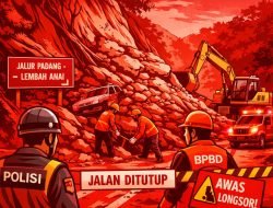 Jalur Padang–Lembah Anai Ditutup Sementara Akibat Longsor