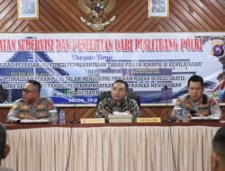 Polres Solok Kota Terima Kunjungan Tim Puslitbang Polri